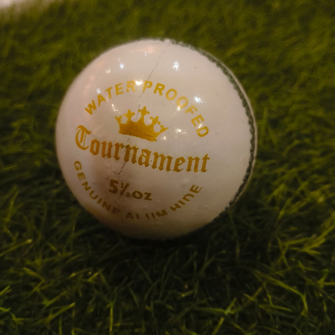 Tournament White Cricket Ball